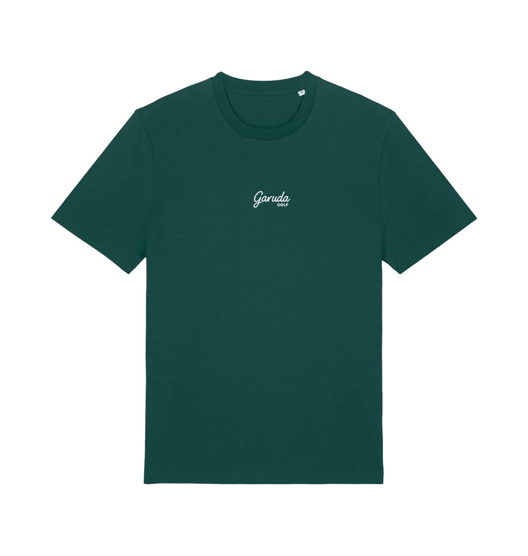 Glazed Green Printed T-shirt Front