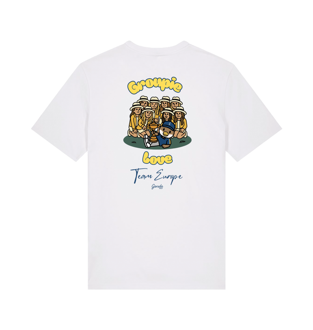 White Printed T-shirt Back