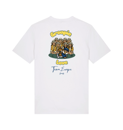 White Printed T-shirt Back